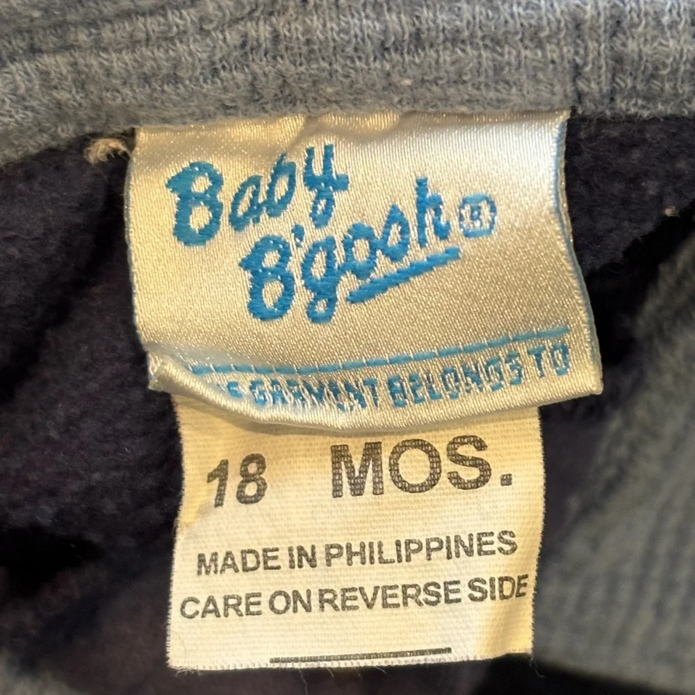 Vintage Baby B Gosh Jogger One piece Construction‎ Zone